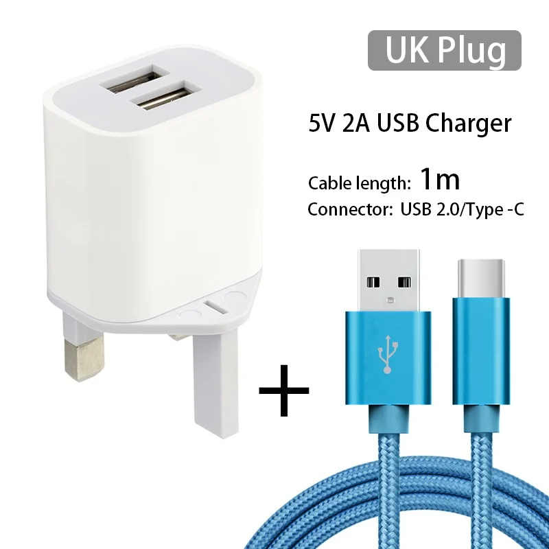 Адаптер зарядного устройства для путешествий с разъемом USB Type-C Huawei P20 P30 nova Mate 20/OPPO