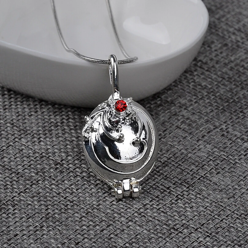 Ожерелье с вербеной и красными кристаллами BERTHATINA винтажные подвески из сплава