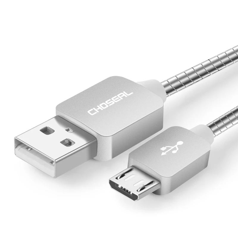 Choseal 30th юбилей Micro USB кабель алюминиевый зарядное устройство из алюминиевого