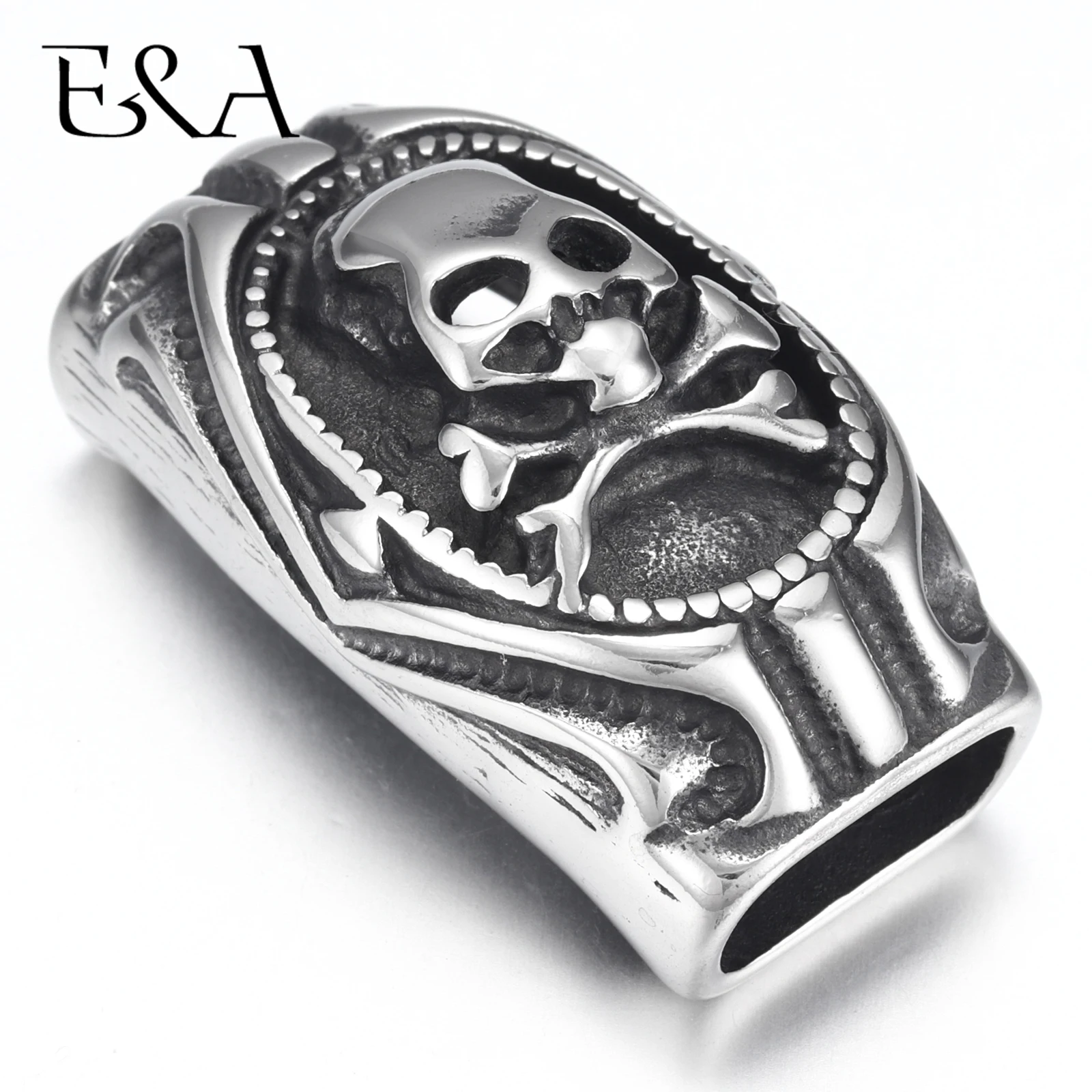 Бусины-слайдеры из нержавеющей стали 12*6 мм | Украшения и аксессуары