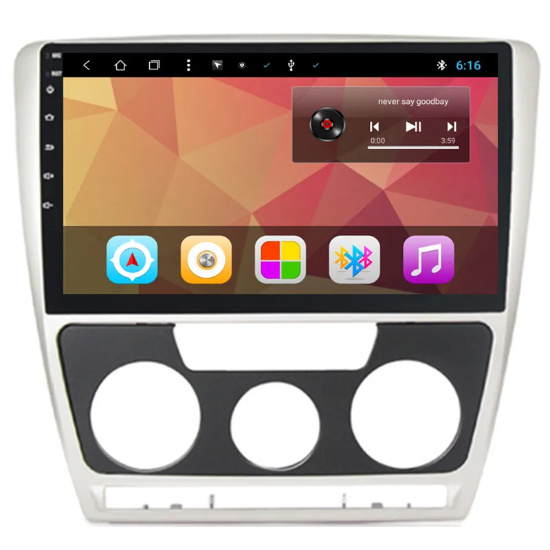 10," Android автомобильный мультимедийный стерео радио аудио DVD gps навигация Sat Nav Головное устройство для Skoda Octavia A5 Yeti 2010 2011 2012