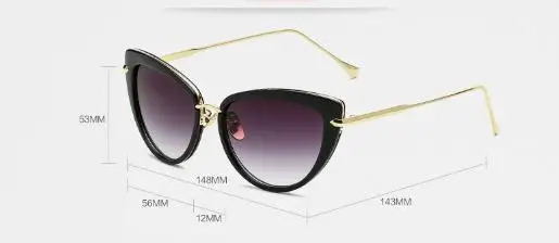 Женские солнцезащитные очки для близорукости MINCL по рецепту серые линзы-0 50 до-6 00