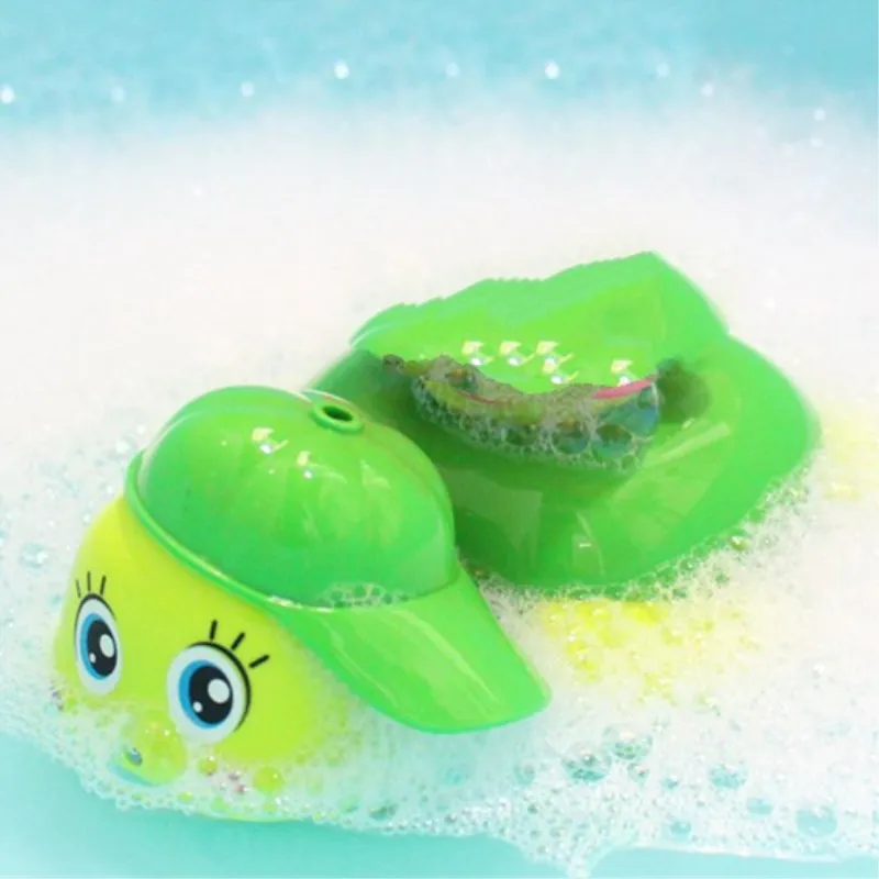 Дети мультфильм черепаха с скользящими колесами спрей для воды Детские ванны