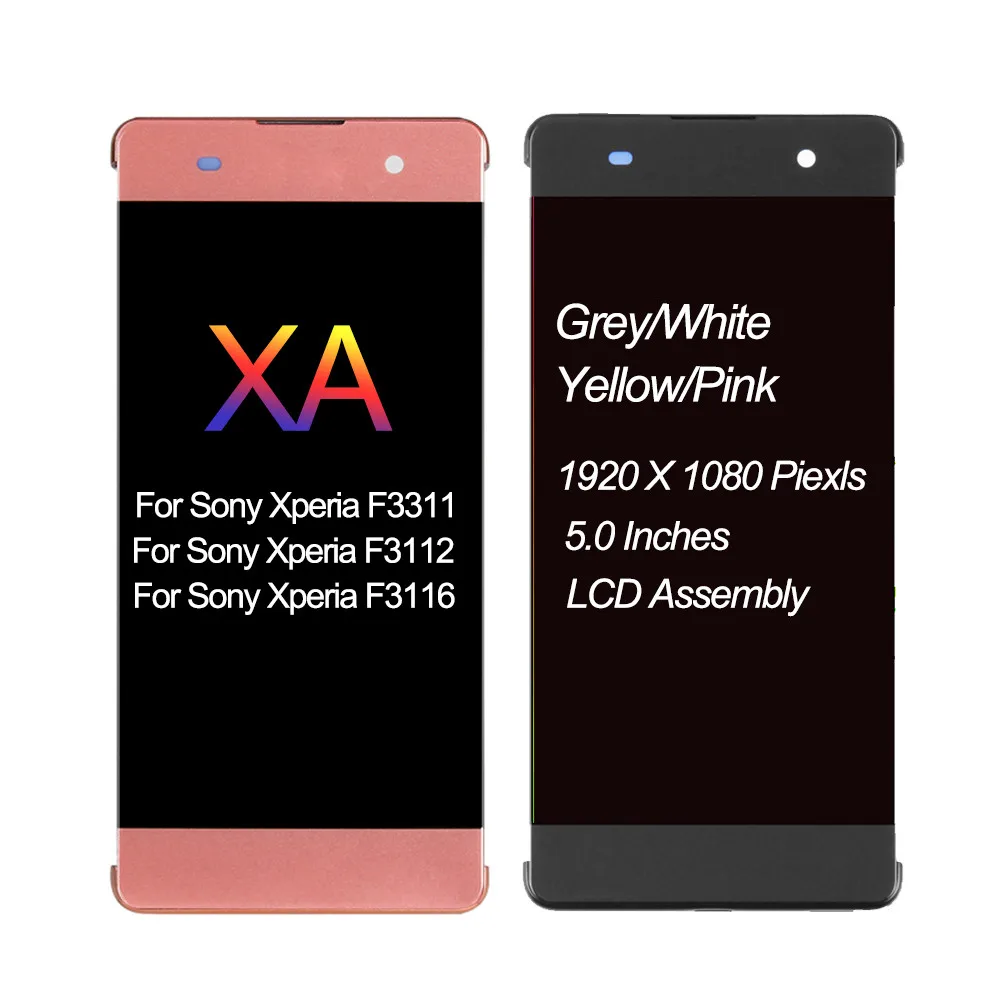 Оригинальный ЖК дисплей 5 0 дюйма для SONY Xperia XA сенсорный экран с рамкой F3111 F3112 F3116