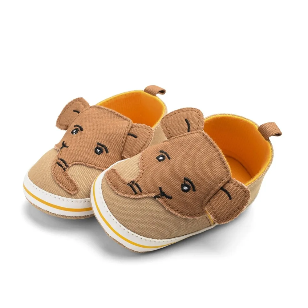 

First Walkers For Baby Girls Boys Breathable Cartoon Elephant Design Anti-Slip Shoes Casual Sneakers Toddler Soft Soled 0-18M