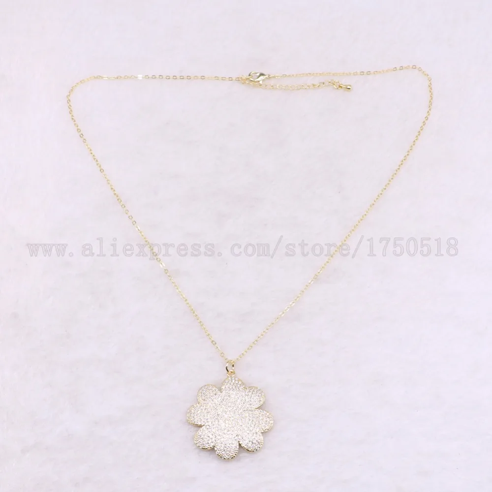 Ожерелье с цветами из 5 нитей оптовая продажа ювелирных изделий 18 дюймов костюм