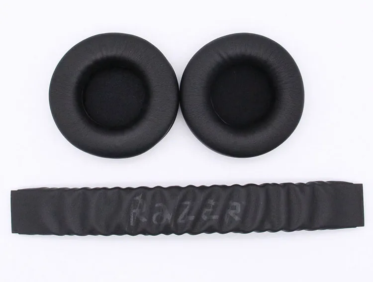 Для razer Kraken 7,1/Kraken Pro Игровые наушники-амбушюры сменные амбушюры повязка на голову Подушка на голову - Цвет: Black Set type 1