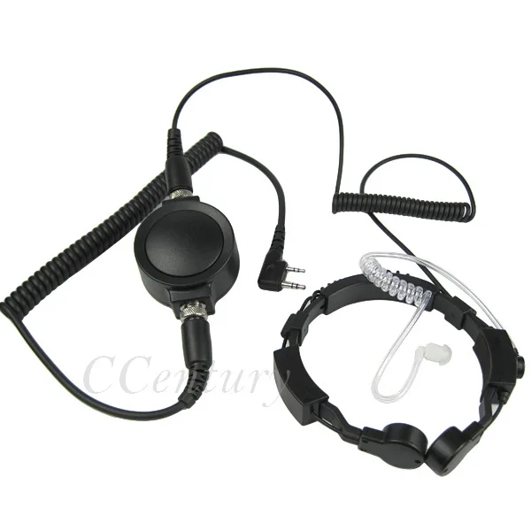 XQF Heavy Duty тактический горловой микрофон гарнитура для Baofeng Портативный радио UV-5R UV-5RE плюс UV-6R BF-888S UV-B5 Puxing PX-888K