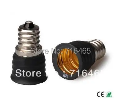 Черный цвет Держатель Лампы Преобразователь База адаптер E12 к E14 Адаптер США