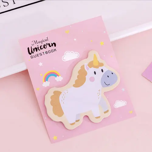 A4 30 листов креативная розовая девушка Единорог Kawaii блокнот-стикер портативная наклейка s Pad Sticky diy канцелярские принадлежности для офиса и школы - Цвет: A4