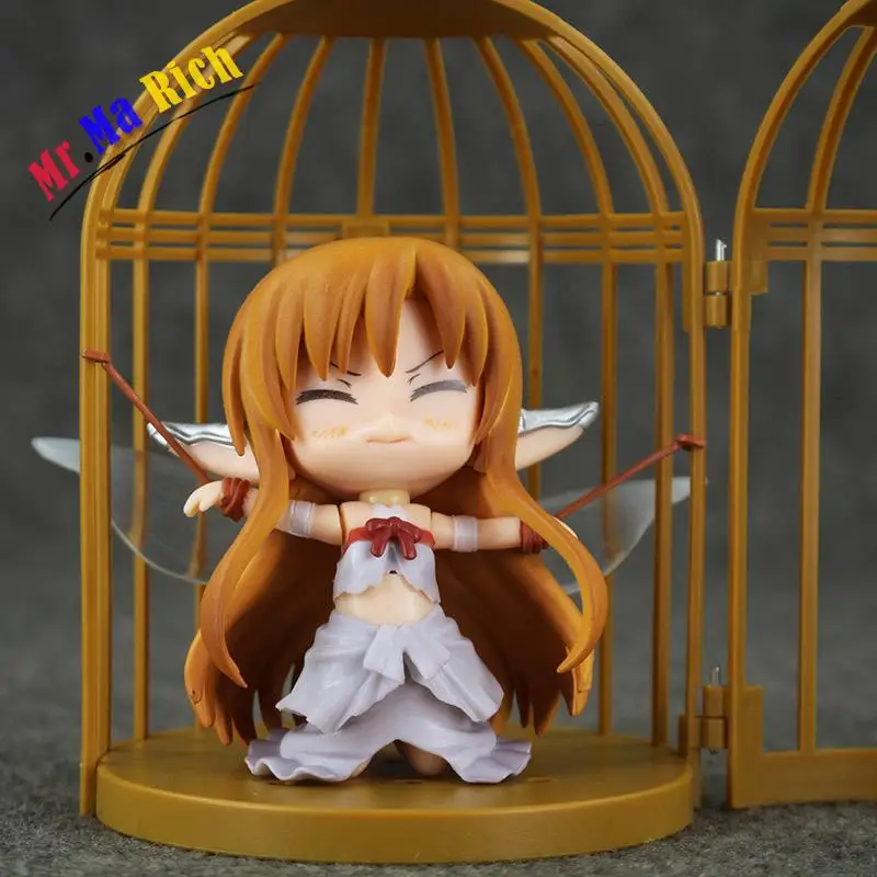 Новое поступление Q версия меч арт онлайн Асуна фигурки #382 Elf Cage ПВХ Коллекционная