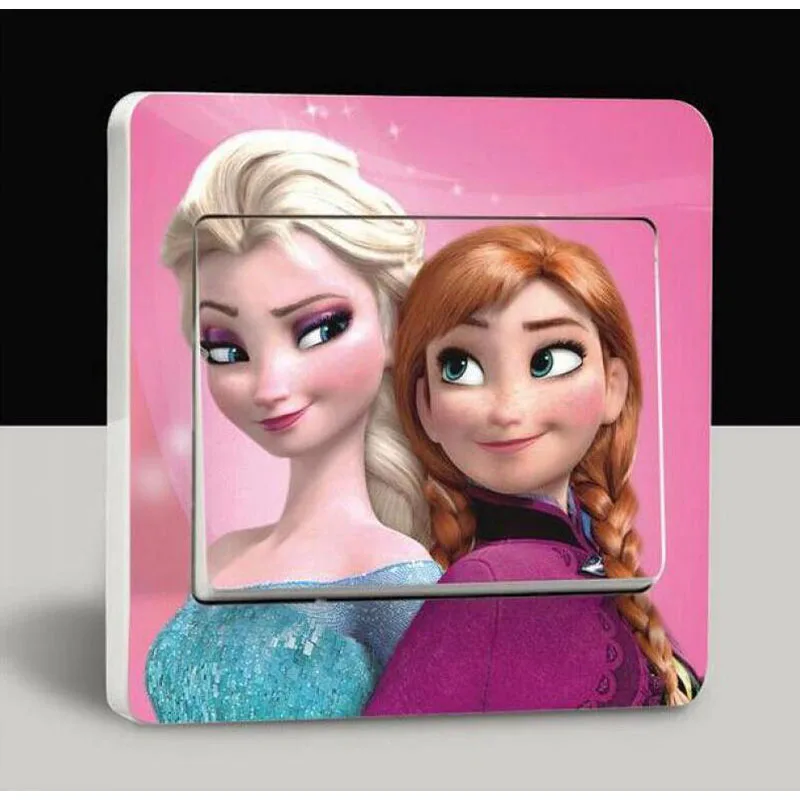 2 шт. современные креативные наклейки с мультипликационным переключателем