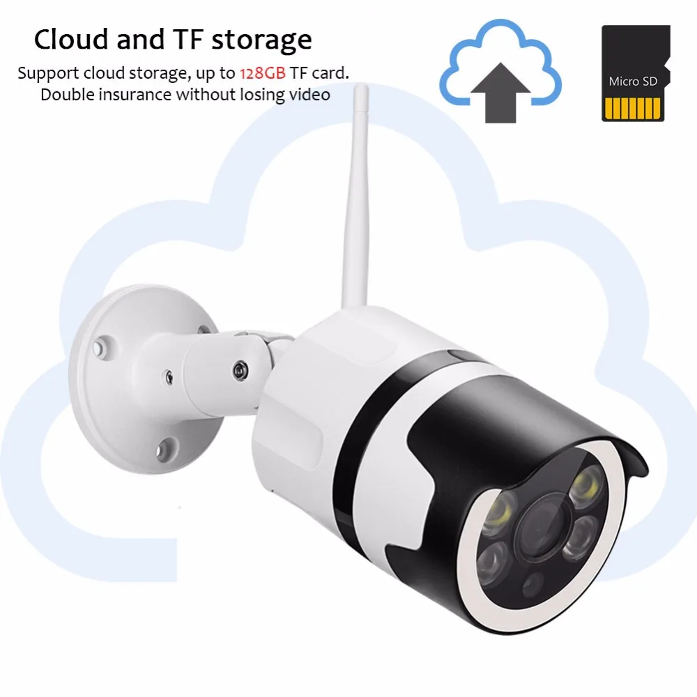 Беспроводная цилиндрическая IP камера с Wi Fi 2 МП 1080P|Камеры видеонаблюдения| |