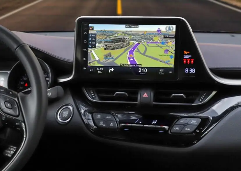Автомобильный мультимедийный 1 Din Android 9,0 Navi для Toyota C-HR CHR Авторадио Навигация gps головное устройство 4 Гб+ 64 Гб PX6