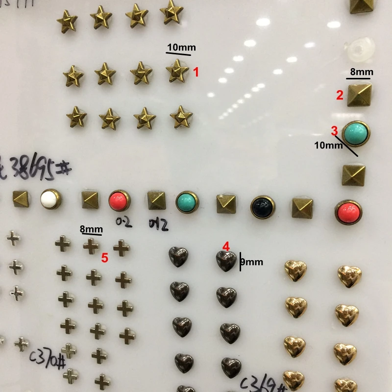 Новое поступление 200 шт. фурнитура Аксессуары конусная декоративная пряжка сумка