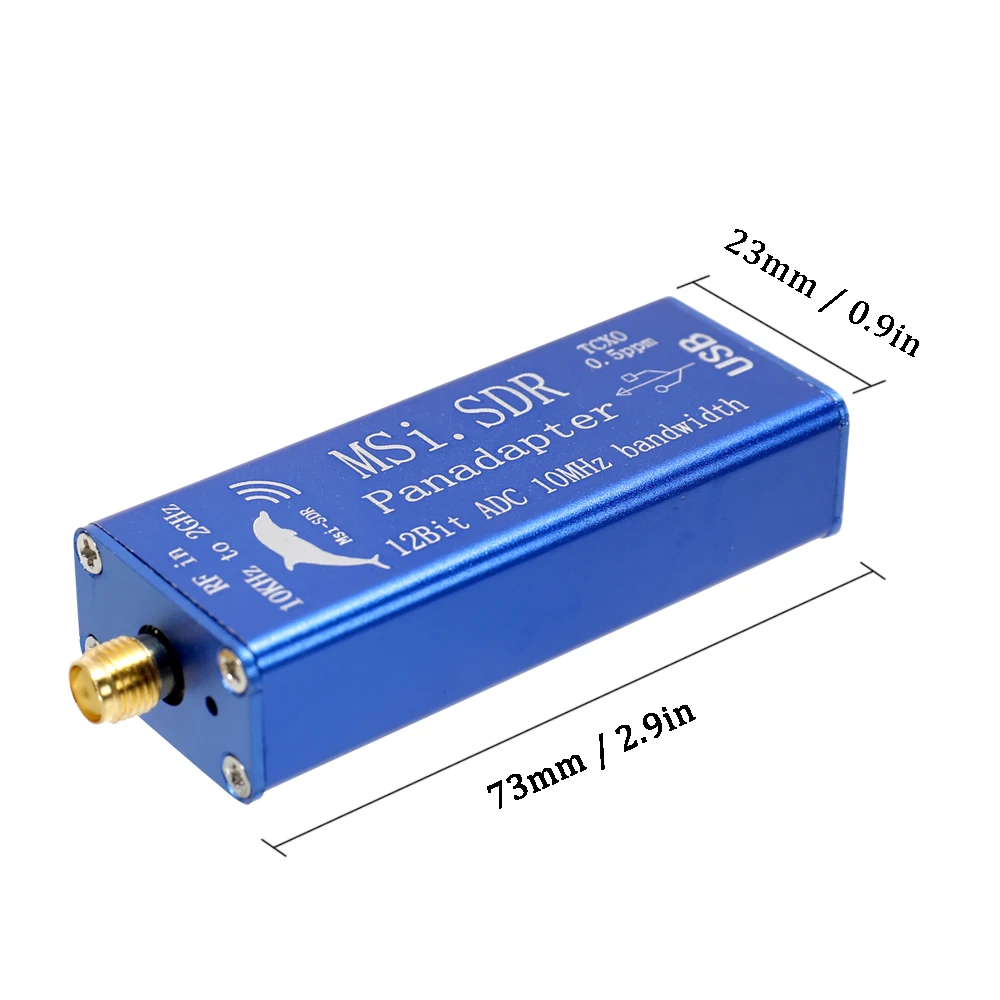 Новый широкополосное программное обеспечение MSI.SDR Panadapter SDR приемник 10 кГц до 2 ГГц