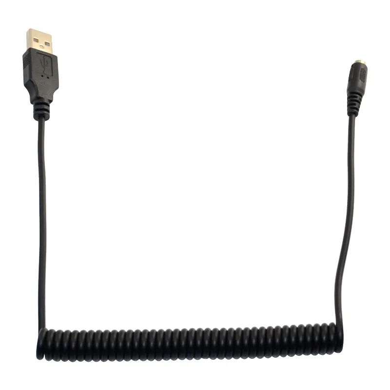 Переходник постоянного тока с USB 2 0 A папа на 1 5 мм мама штекер питания