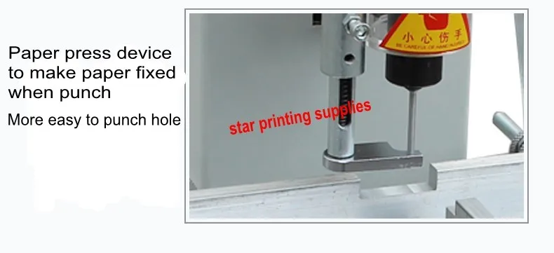 Электрическая машина для пробивки отверстий в бумаге обвязки бумаги с одним
