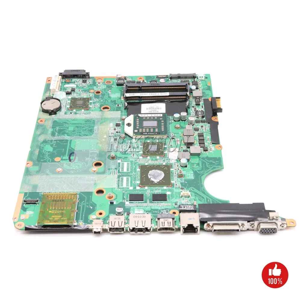 NOKOTION 574681-001 материнская плата для ноутбука hp Pavilion DV7 DV7-3000 DAUT1AMB6E1 DAUT1AMB6E0 M92 чипсет 512 Мб DDR2 Бесплатный процессор