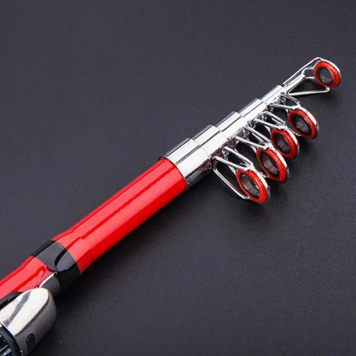 Portable Telescopic Fishing Pole Small Size Hard Fishing Rod for Sea Lake JT-Drop Ship
