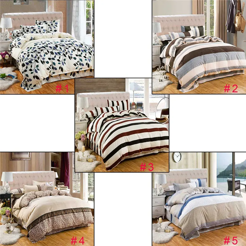 Новинка 2017 4 шт./компл. Комплект постельного белья хлопковое покрывало простыня