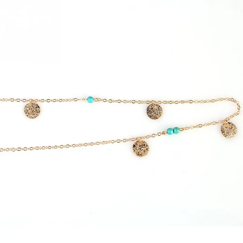 Горячая мода женщины дамы очарование пластины бирюзовые смолаы бусины кулон с