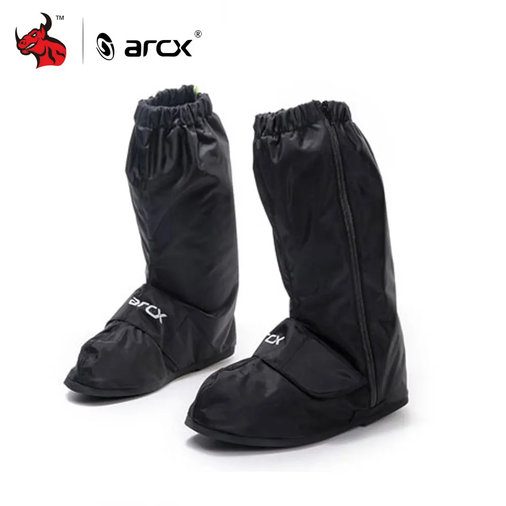 ARCX/водонепроницаемая обувь для дождливой погоды в байкерском стиле; нескользящая черная мотоциклетная обувь для дождливой погоды; уличная водонепроницаемая обувь для дождливой погоды; обувь для мужчин; европейские размеры 39-45