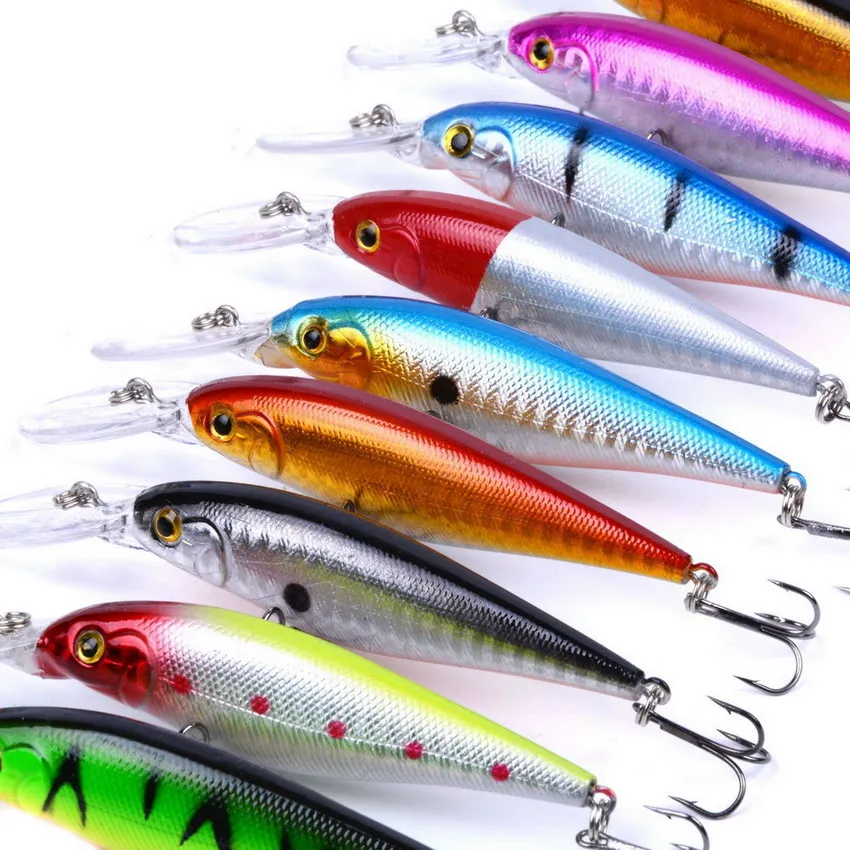 20 шт. набор наживки для смешанной рыбалки воблер Crankbait Swimbait Minnow жесткие приманки