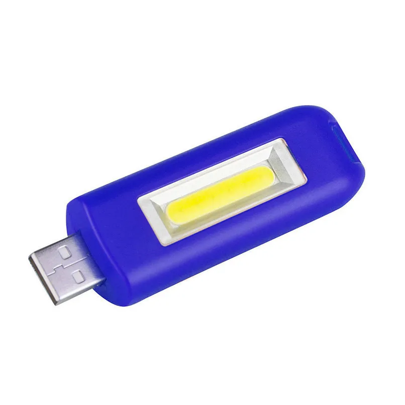 10PCS Portable mini flashlight key chain USB rechargeable lamp outdoor | Освещение