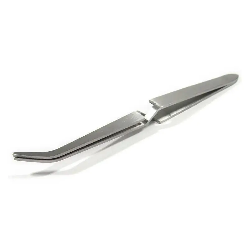Пинцет из нержавеющей стали для перекрестного действия зажим стайлинга ногтей