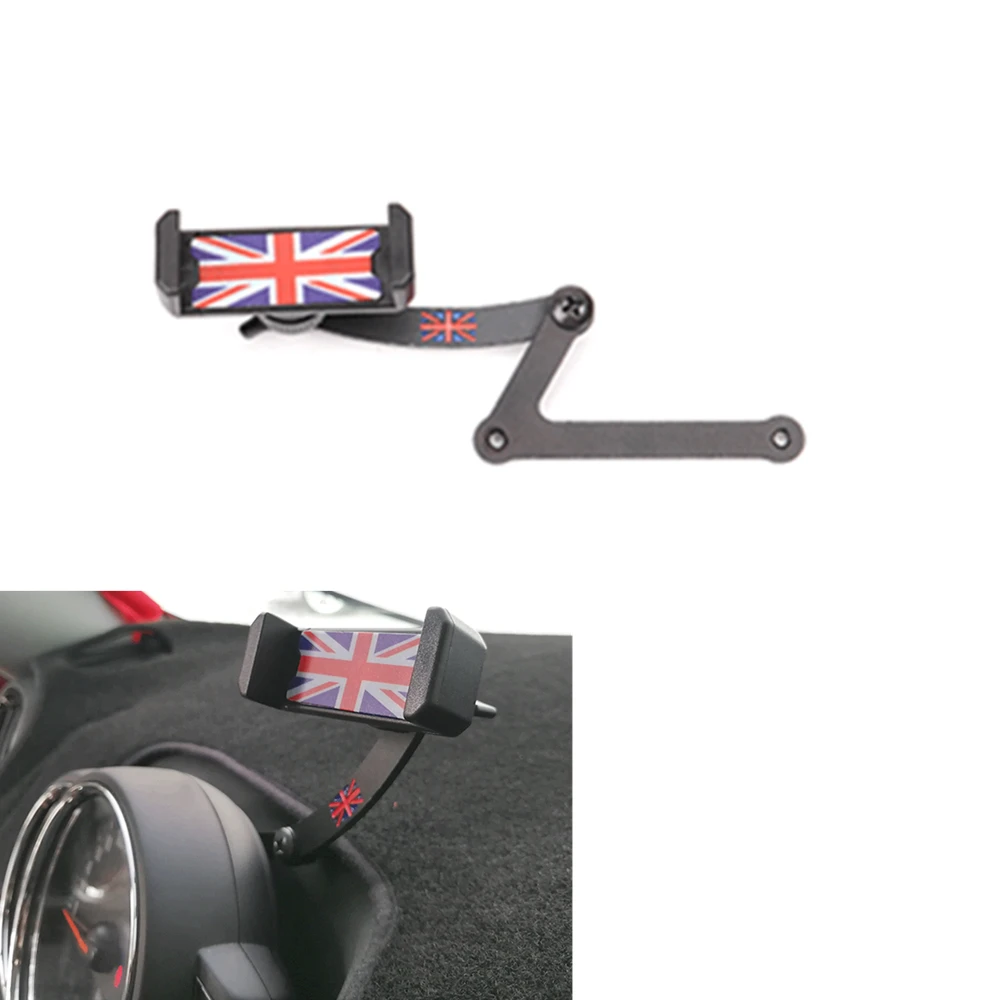 for mini cooper one s f55 f56 f60 r55 r56 r60 countryman accessories car rotatable mobile phone holder gps navigation bracket free global shipping