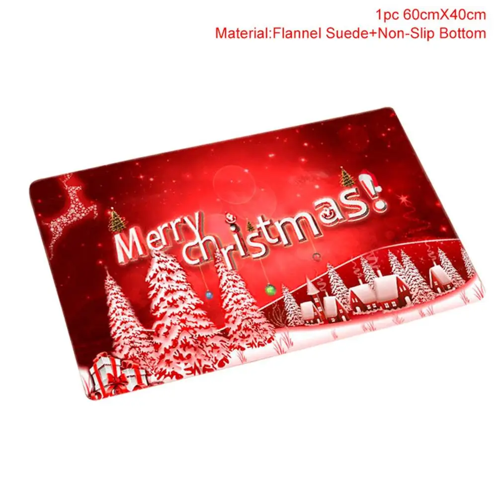 Door mat 6 Noel Декор Рождественский подарок Настольный коврик Рождественский Navidad Natal Рождественское украшение для дома новогодний декор - Цвет: Door mat 6