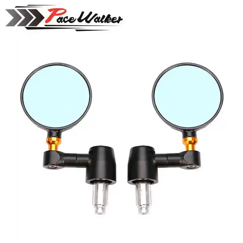 PACEWALKER совершенно новый Spy R80 Бар Конец мотоцикла заднего бокового зеркала для honda