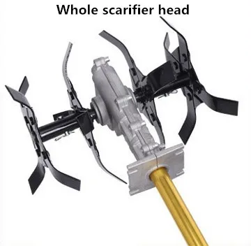 scarifier head 26/28 мм 7/9 зубьев Многофункциональный редуктор сплав лезвие нож табака посадки комплект скарификатор; рыхлитель weeder; grubber - Цвет: scarifier head