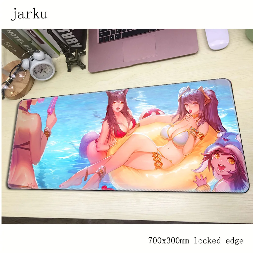 Игровой коврик для мыши Ahri геймерский 700x300x2 мм большой Элитный эргономичный