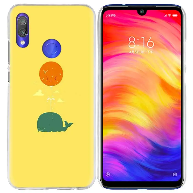 09 Чехол с забавным Китом для Xiao mi Red mi Go Note 7 6 6A Pro S2 5 5A 4X mi A1 A2 9 mi x 3 5G 8 lite Play F1 твердый PC Kawai чехол для телефона - Цвет: 09