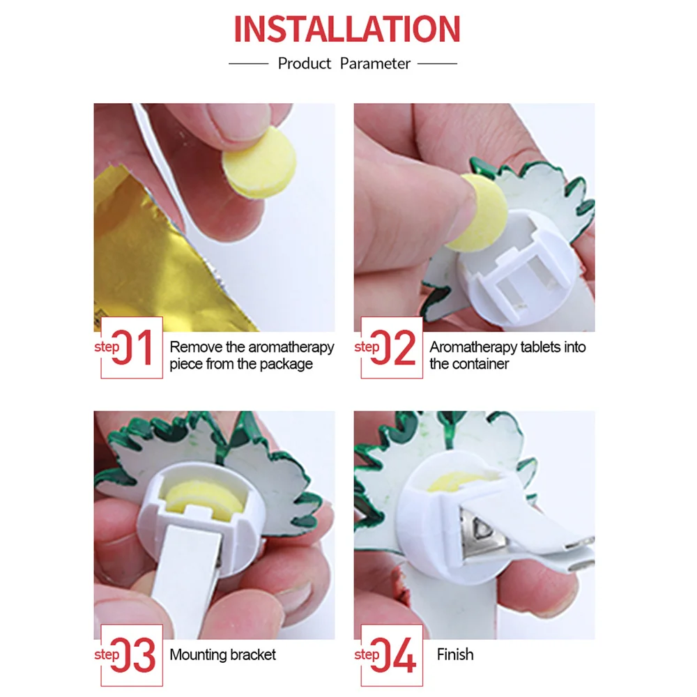 Автомобильный 3D освежитель воздуха имитация растений вентиляционное отверстие