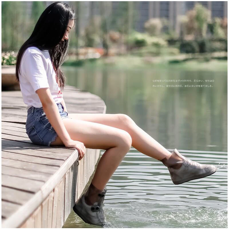 Чехлы для обуви многократного применения Силиконовые Водонепроницаемые дождевые Чехлы для обуви противоскользящие водонепроницаемые защитные пленки для обуви для женщин и мужчин