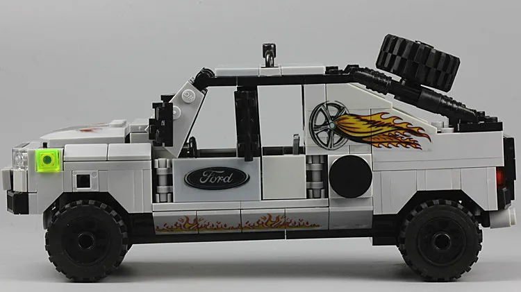 MOC FORD F-Series F-150 Джип Пикап Автомобиль Cougar SWAT Полиция Falcon Commandos морские строительные