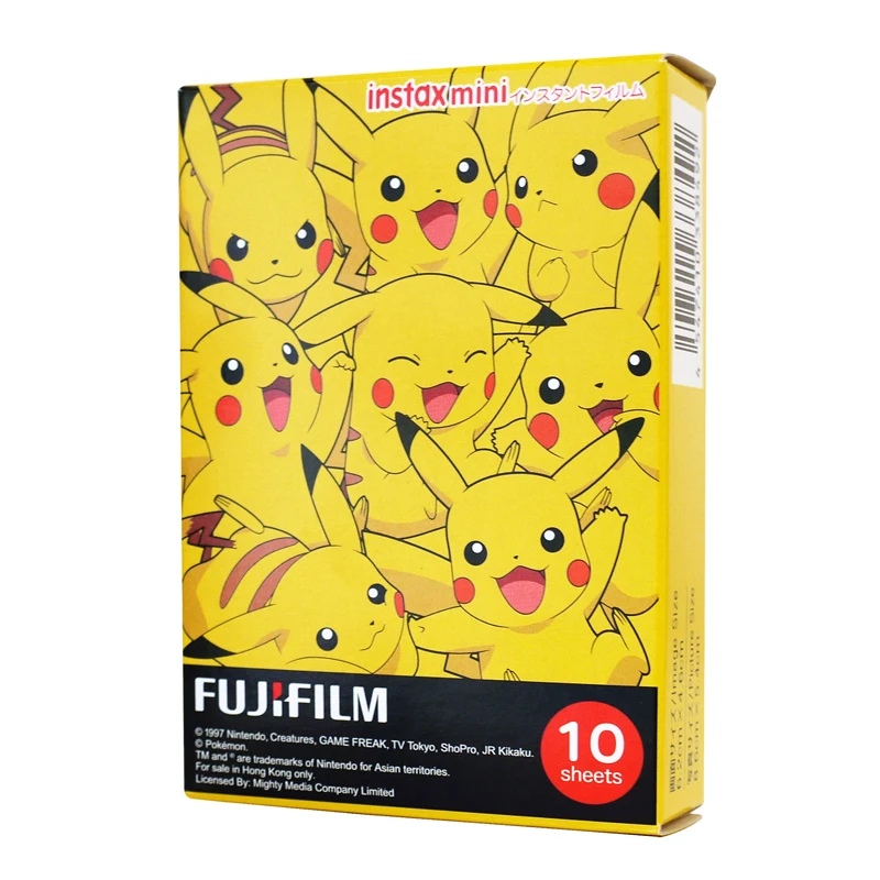 Fujifilm Instax Mini Pokemon Instant 50 пленка для Fuji 7s 8 + 9 25 50s 70 90 300 SP 1 2 принтера|instax mini|fujifilm instax