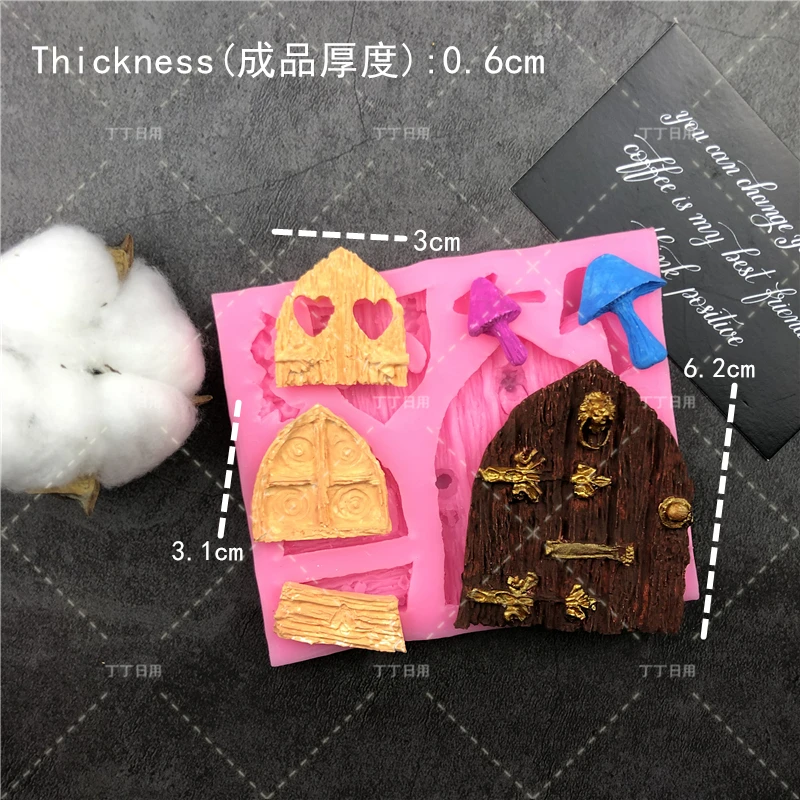 diy castle house door window girl snail silicone fondant soap 3d cake mold cupcake chocolate decoration baking tool moulds free global shipping