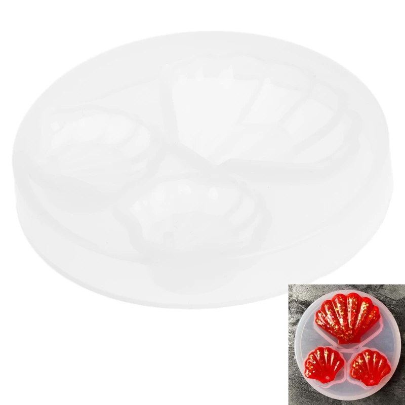 JAVRICK силиконовая форма морской раковины для подвески сделай сам изготовление