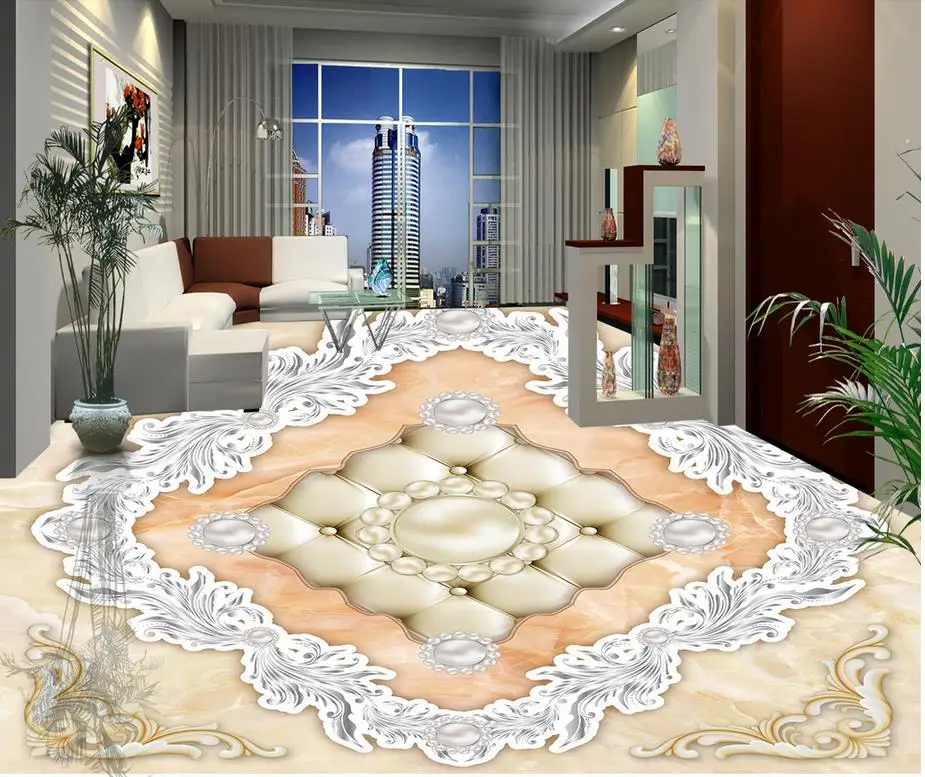 Мраморная напольная плитка в европейском стиле фотообои настенные напольные