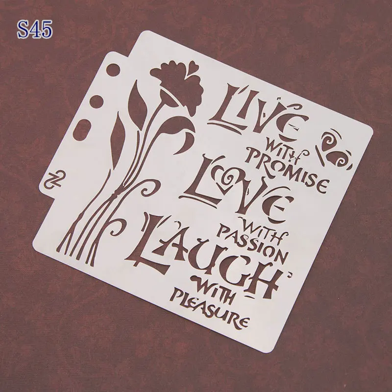 5 шт. трафареты для рисования в реальном времени трафарет спрея сделай сам альбом