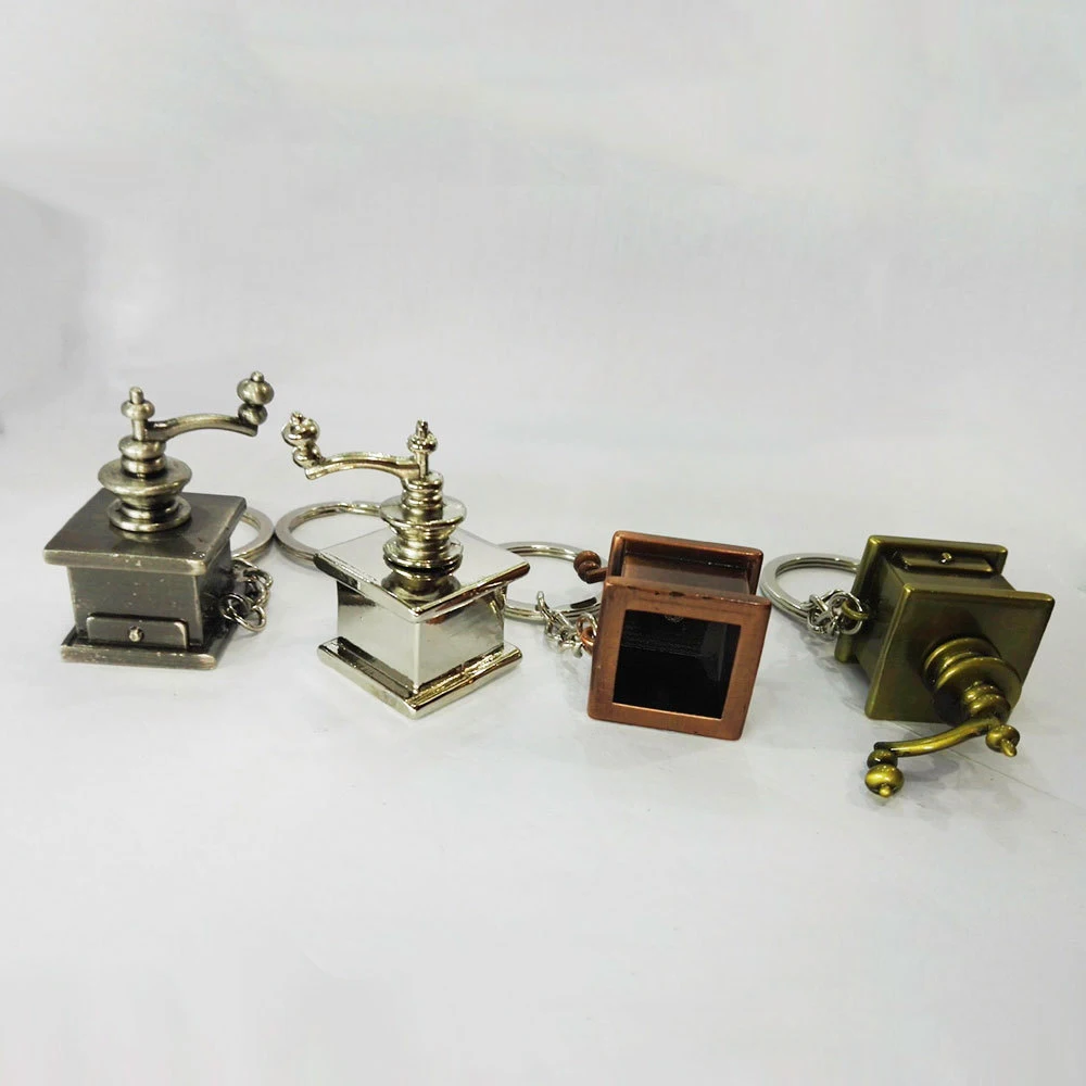 Брелок для ключей ручной кофейной мельницы 3D кольцо креативный брелок