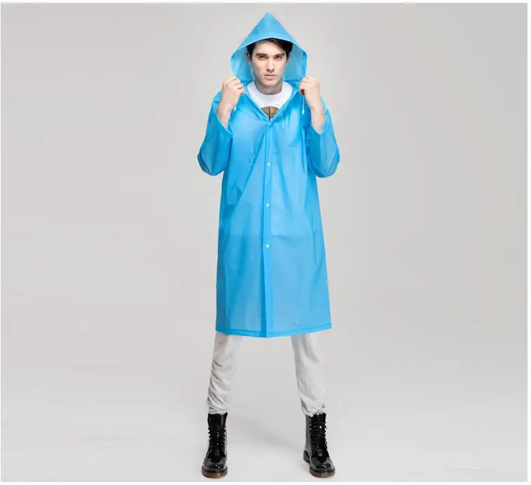 Модный EVA для взрослых сиамский плащ с капюшоном и кепкой пончо портативный