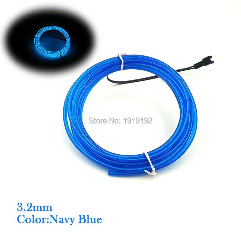 Светодиодная неоновая веревка 3 2 мм не включает в себя драйвер для игрушек