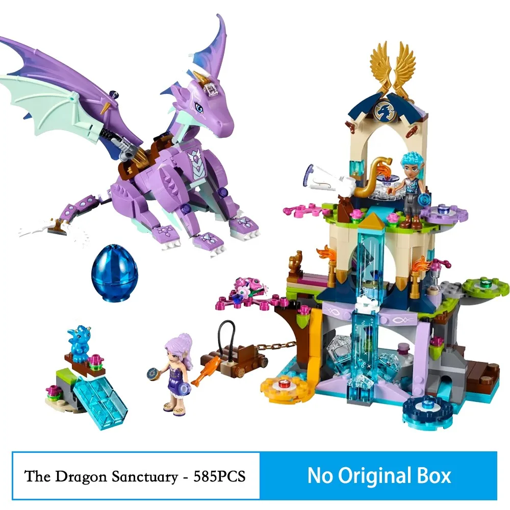 10549 Without Box 318 шт BELA 10413 Fit Elves 41077 Aira's Pegasus сани Набор фигурок DIY строительные блоки игрушки для детей девочки рождественские подарки - Цвет: 10549 Without Box