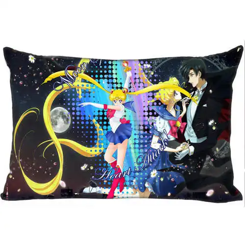 Лучшие наволочки на заказ Sailor_Moon(1)@ 1 спальня прямоугольная Наволочка на молнии(с одной стороны)@ 181205-05-03-146 - Цвет: Pillowcase