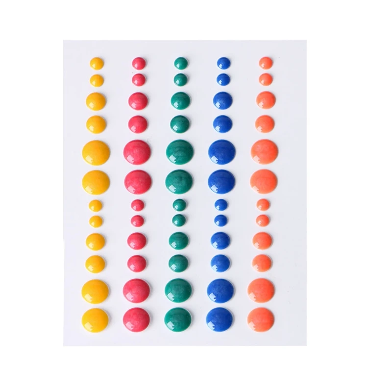 Новое поступление 1 предмет эмаль точки смолы самоклеящиеся наклейки для